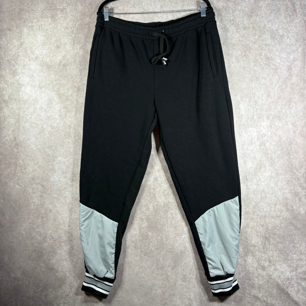 Red Ape Sweatpants Mens Large Black Gray Joggers Athleisure‎ Outdoor Drawstring